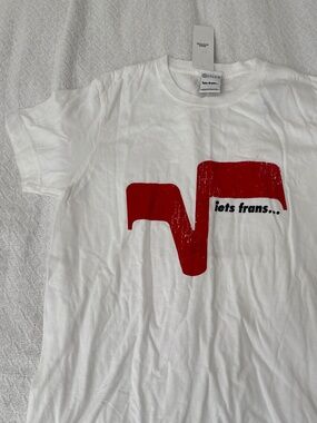 UO iets frans graphic tee   size XS  details: -NWT -white short sleeve tee  -urb